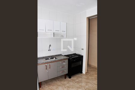 Detalhe - Sala e Cozinha de casa para alugar com 2 quartos, 55m² em Vila Rica, São Paulo