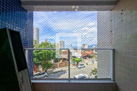 Sacada  de apartamento para alugar com 2 quartos, 56m² em Nova Mirim, Praia Grande