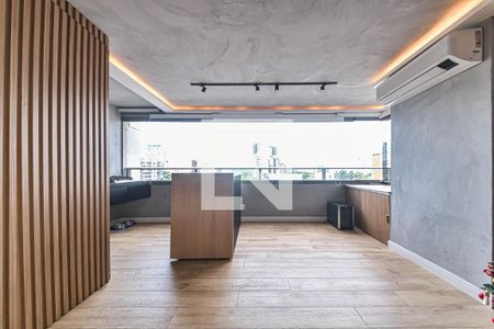 Sala de apartamento para alugar com 2 quartos, 80m² em Brooklin, São Paulo