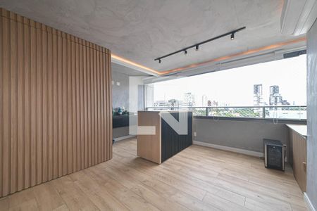 Sala de apartamento para alugar com 2 quartos, 80m² em Brooklin, São Paulo