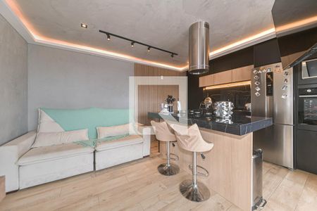 Sala de apartamento para alugar com 2 quartos, 80m² em Brooklin, São Paulo