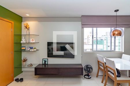 Sala de apartamento para alugar com 2 quartos, 65m² em Grajaú, Belo Horizonte