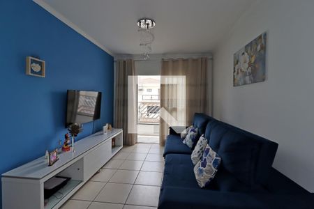 Sala de apartamento à venda com 3 quartos, 87m² em Vila Cecilia Maria, Santo André