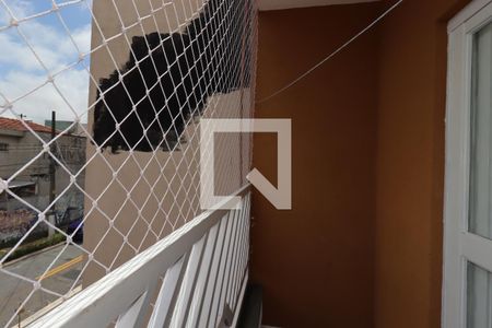 Sacada da Sala de apartamento à venda com 3 quartos, 87m² em Vila Cecilia Maria, Santo André