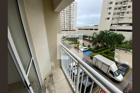 Varanda da Sala de apartamento para alugar com 2 quartos, 50m² em Del Castilho, Rio de Janeiro