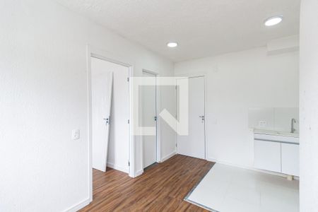 Sala/Cozinha de apartamento para alugar com 2 quartos, 32m² em Jardim Caravelas, São Paulo