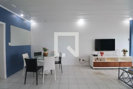Sala de apartamento para alugar com 4 quartos, 137m² em Vila Alzira, Guarujá
