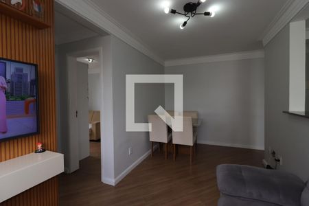 Sala de apartamento à venda com 2 quartos, 45m² em Parque Sao Vicente, Santo André