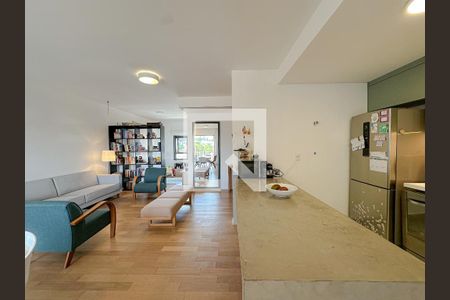 Sala/Cozinha de apartamento à venda com 2 quartos, 104m² em Vila Ipojuca, São Paulo