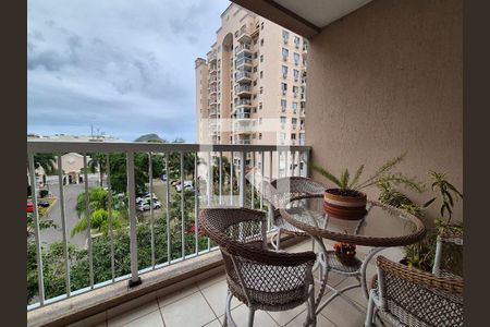Varanda  de apartamento à venda com 3 quartos, 74m² em Recreio dos Bandeirantes, Rio de Janeiro