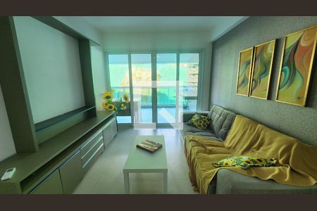 Sala de apartamento para alugar com 1 quarto, 70m² em Ondina, Salvador