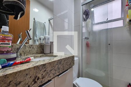 Banheiro de apartamento à venda com 2 quartos, 56m² em Residencial Villa Garden, Campinas