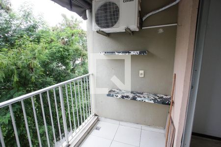 Varanda da Sala de apartamento à venda com 2 quartos, 60m² em Taquara, Rio de Janeiro
