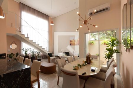 Sala  de casa de condomínio para alugar com 3 quartos, 208m² em Loteamento Dinora Rosa, Sorocaba