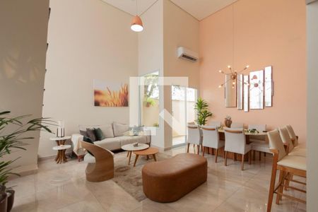 Sala  de casa de condomínio para alugar com 3 quartos, 208m² em Loteamento Dinora Rosa, Sorocaba