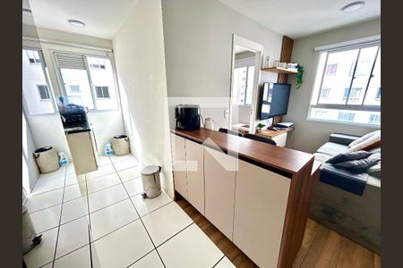 Cozinha de apartamento à venda com 2 quartos, 36m² em Vila Flora, Guarulhos