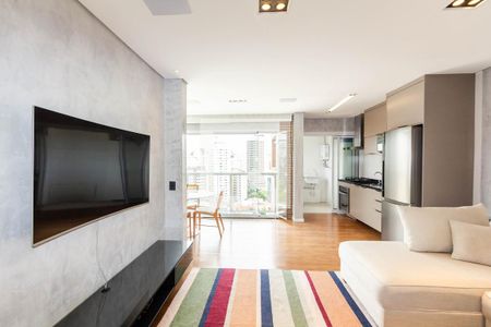 Sala de apartamento para alugar com 2 quartos, 66m² em Vila Olímpia, São Paulo