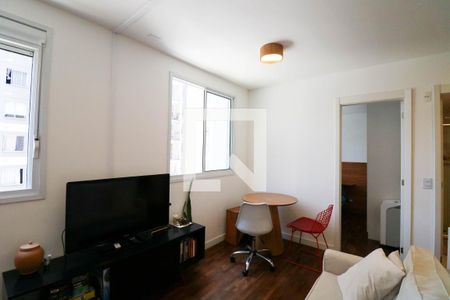 Sala de apartamento para alugar com 1 quarto, 34m² em Santo Amaro, São Paulo