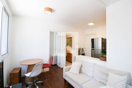 Sala de apartamento para alugar com 1 quarto, 34m² em Santo Amaro, São Paulo