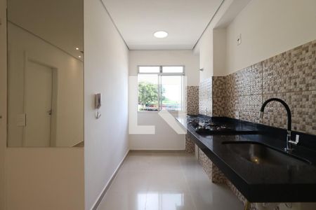 Cozinha de apartamento para alugar com 2 quartos, 43m² em Jardim Heitor Rigon, Ribeirão Preto