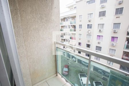 Varanda da Sala de apartamento à venda com 2 quartos, 60m² em Taquara, Rio de Janeiro