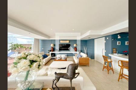 Sala de TV de apartamento para alugar com 4 quartos, 423m² em Canasvieiras, Florianópolis