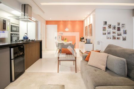 Sala de apartamento à venda com 2 quartos, 92m² em Vila Regente Feijó, São Paulo