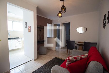 Sala de apartamento para alugar com 2 quartos, 48m² em Jardim Nogueira, Sorocaba