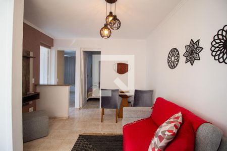 Sala de apartamento para alugar com 2 quartos, 48m² em Jardim Nogueira, Sorocaba