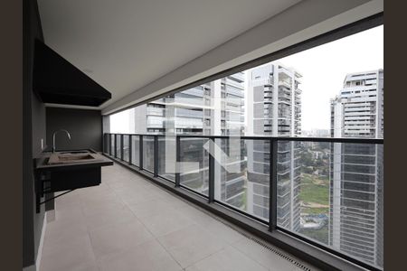 Varanda gourmet de apartamento para alugar com 3 quartos, 186m² em Real Parque, São Paulo