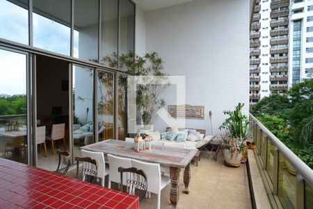 Varanda de apartamento para alugar com 4 quartos, 497m² em Barra da Tijuca, Rio de Janeiro