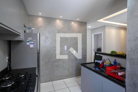 Cozinha e Área de Serviço de apartamento à venda com 2 quartos, 44m² em Caiapos, Contagem