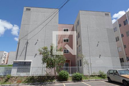 Fachada do bloco de apartamento à venda com 2 quartos, 44m² em Caiapos, Contagem