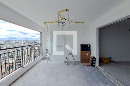 Varanda da Sala de apartamento à venda com 3 quartos, 126m² em Vila Dom Pedro I, São Paulo