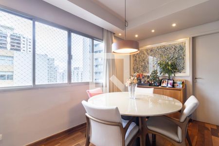 Sala de Jantar de apartamento à venda com 2 quartos, 75m² em Itaim Bibi, São Paulo