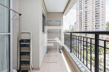 Varanda da Sala de apartamento para alugar com 3 quartos, 70m² em Jardim Parque Morumbi, São Paulo