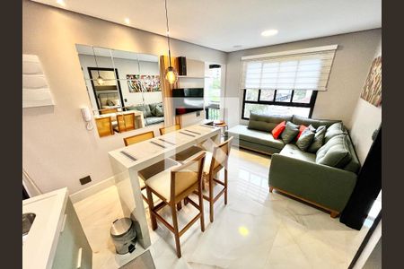 Sala/Cozinha de apartamento para alugar com 1 quarto, 34m² em Santana, São Paulo