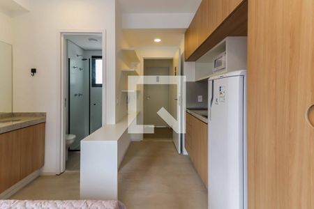 Studio - Quarto e Cozinha de kitnet/studio para alugar com 1 quarto, 20m² em Butantã, São Paulo