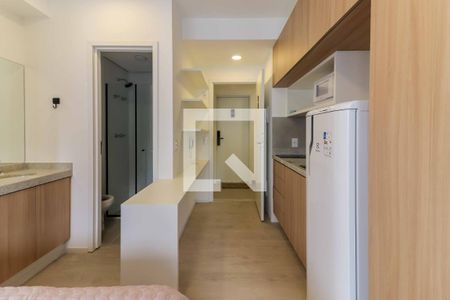 Studio - Quarto e Cozinha de kitnet/studio para alugar com 1 quarto, 20m² em Butantã, São Paulo