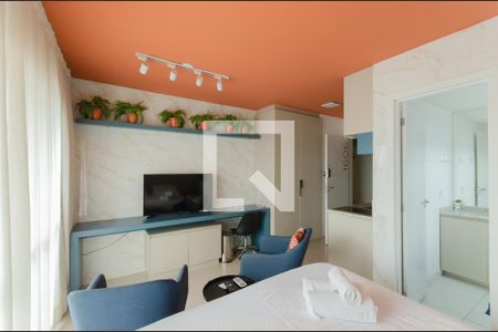 Sala/Quarto de kitnet/studio à venda com 1 quarto, 27m² em Liberdade, São Paulo