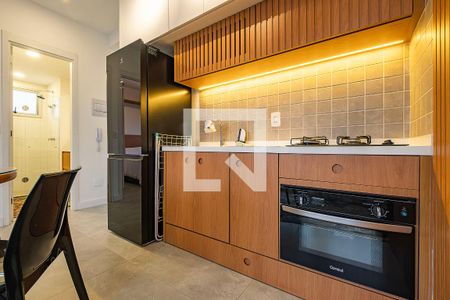 Sala/Cozinha de apartamento para alugar com 1 quarto, 42m² em Pinheiros, São Paulo