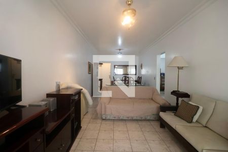 Sala de apartamento para alugar com 2 quartos, 110m² em Barra Funda, Guarujá