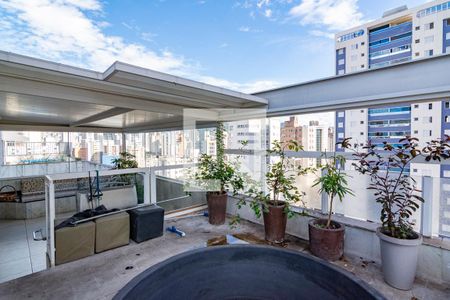 Varanda da Sala de apartamento à venda com 3 quartos, 190m² em Lourdes, Belo Horizonte