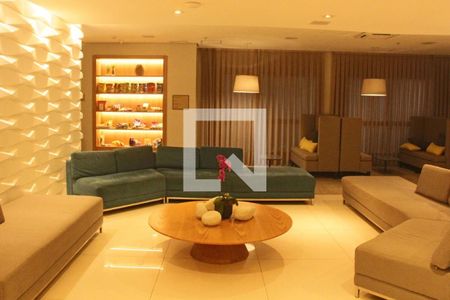 Área comum de kitnet/studio para alugar com 1 quarto, 25m² em Gonzaga, Santos