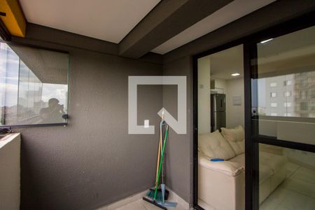 Varanda da sala de apartamento para alugar com 2 quartos, 40m² em Jardim Cristiane, Santo André