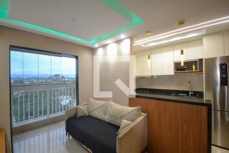 Sala de apartamento para alugar com 2 quartos, 60m² em Vila Bandeirantes, Nova Iguaçu