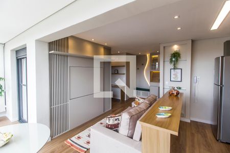 Sala  de apartamento para alugar com 1 quarto, 50m² em Empresarial 18 do Forte, Barueri