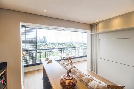 Sala  de apartamento para alugar com 1 quarto, 50m² em Empresarial 18 do Forte, Barueri