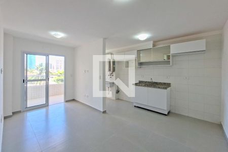 Sala de apartamento para alugar com 2 quartos, 57m² em Canto do Forte, Praia Grande