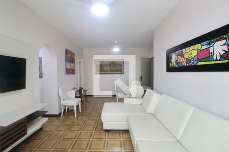 Sala de apartamento para alugar com 2 quartos, 80m² em Jardim Praiano, Guarujá